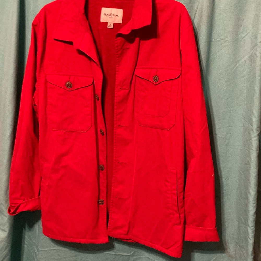 Goodfellow & Co Red Lightweight Casual Jacket